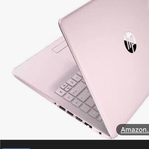 HP Pink Laptop Sleek Design Metallic Finish
